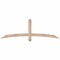 Ekena Millwork Bellingham Smooth Timber Gable Bracket, Douglas Fir, 72"W x 24"H x 3 1/2"D x 3 1/2"F, 8/12 Pitch GBW072X24X0404BEL00SDF - alternate 1